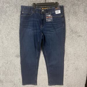 Architect ActiveFlex Jeans Mens 36x30 Blue Straight Fit Tapered Stretch Denim